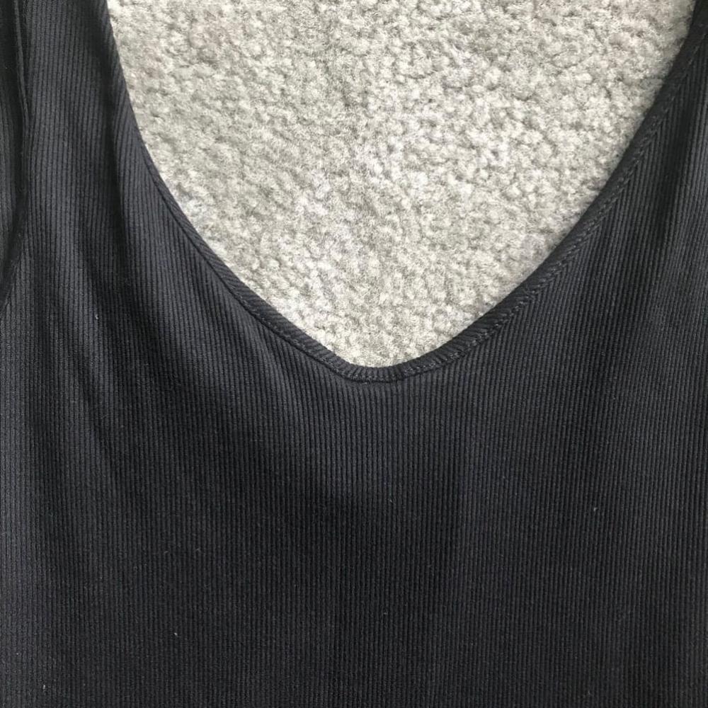 EUC Willow Womens Ribbed Black Bodysuit - Picture 6 of 6